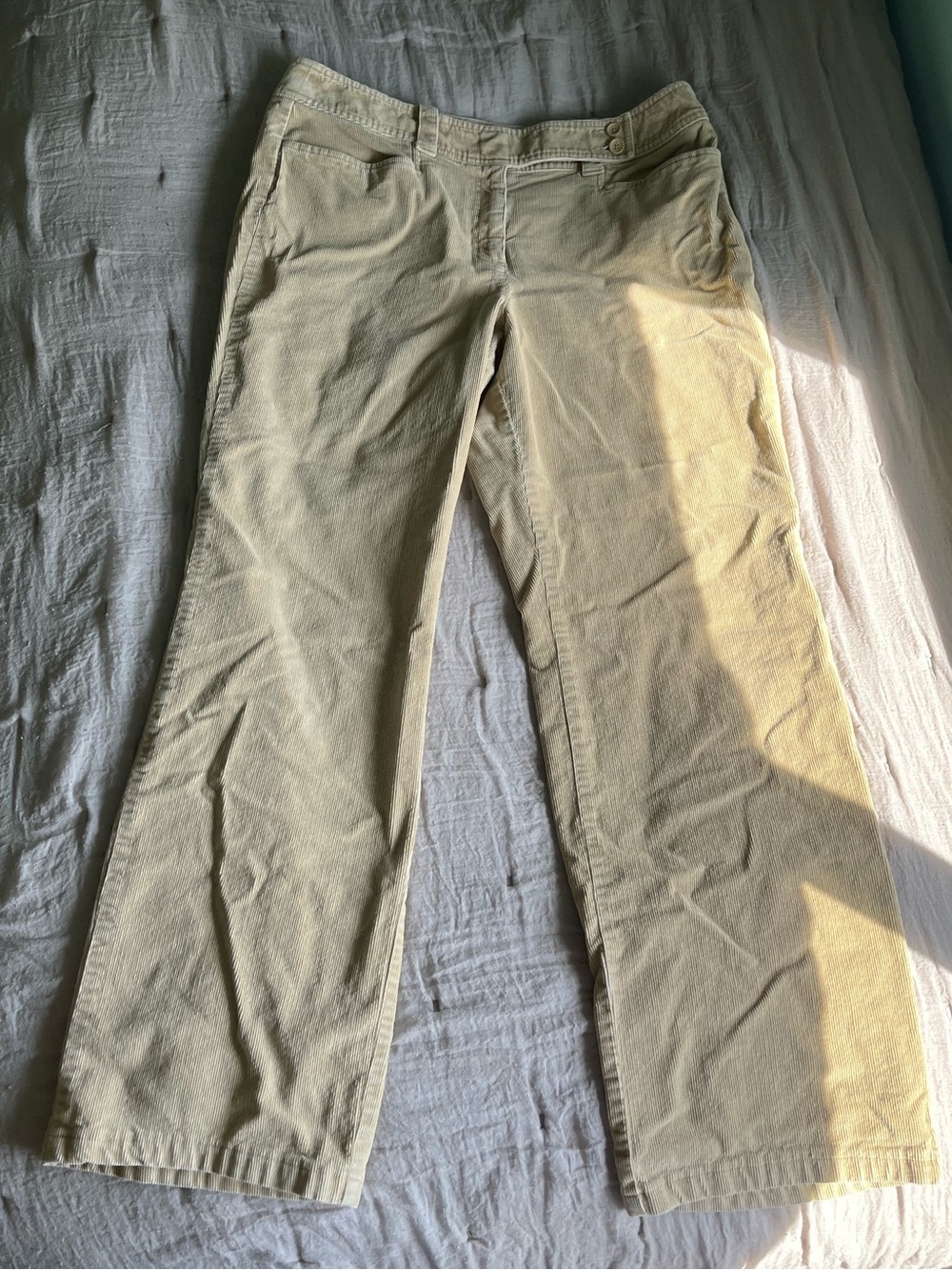 Talbots tan corduroy pants